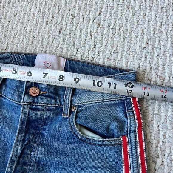 Revice Denim Ruby Tuesday Red Racing Stripe Jeans - Picture 12 of 14